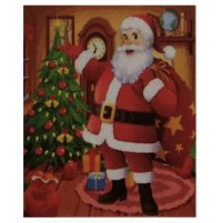 Diamond Painting Babbo Natale con regali 21*25 cm 